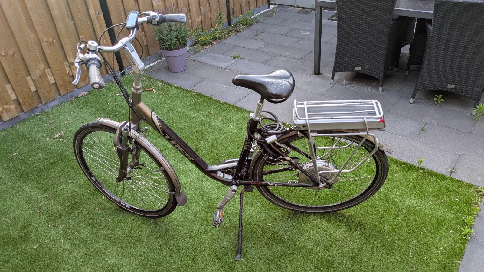 Trek T500+ Navigator e-bike, Autres marques, Utilisé, 30 à 50 km par batterie, Enlèvement