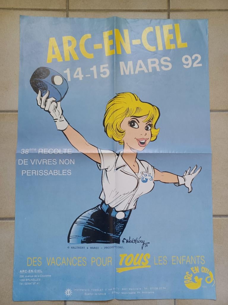 Affiche arc en ciel 1992 Natasja, Enlèvement ou Envoi
