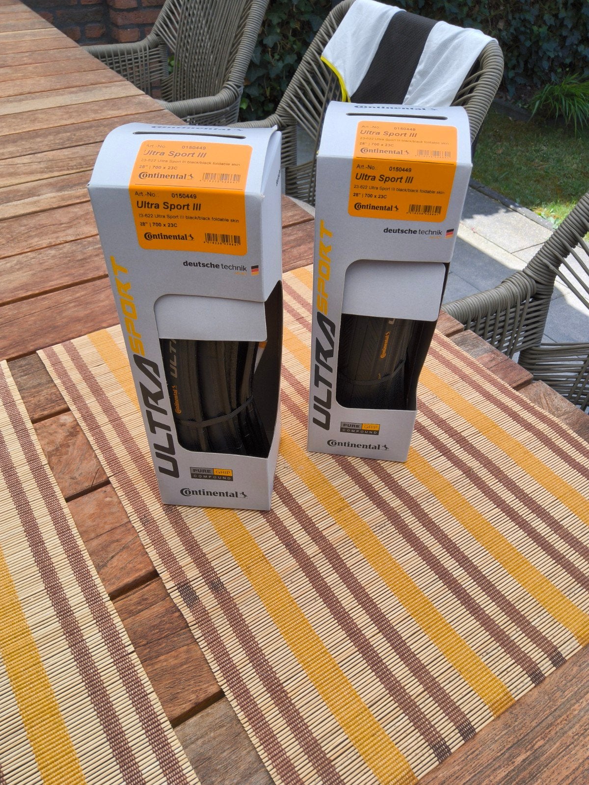 2 x continental racefiets banden, Ophalen
