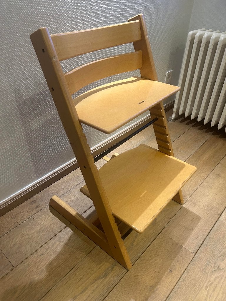 Stokke kinderstoel Tripp Trapp Natural, Ophalen, Zo goed als nieuw, Meegroeistoel