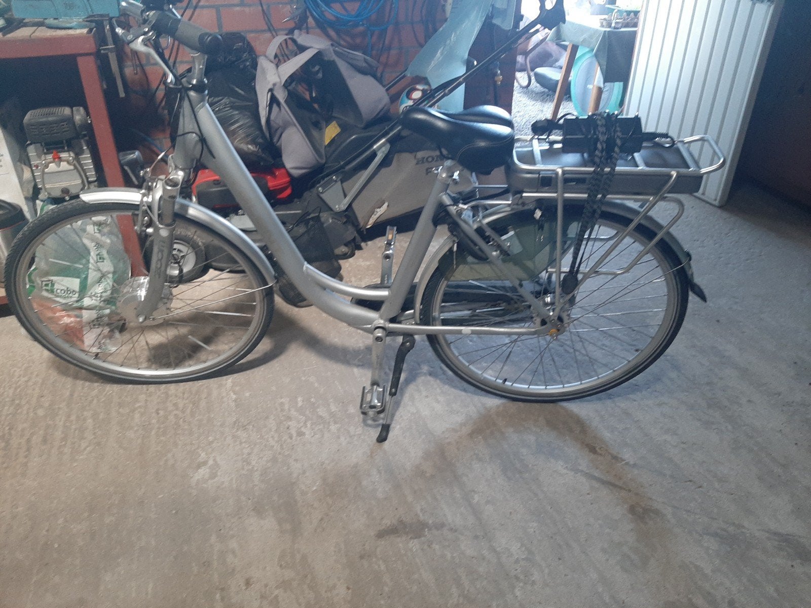 Velo electrique, Ophalen