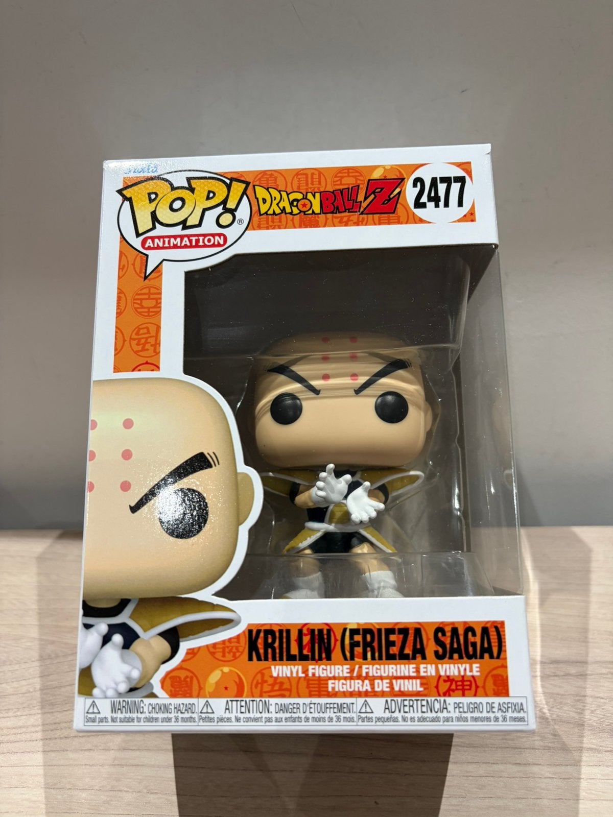 #2477 – Krillin (Frieza Saga) Funko Pop! Dragon Ball Z Vinyl, Collections, Enlèvement ou Envoi, Comme neuf