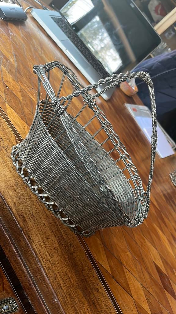 Porte bouteille vintage en fil metal, Enlèvement ou Envoi, Comme neuf