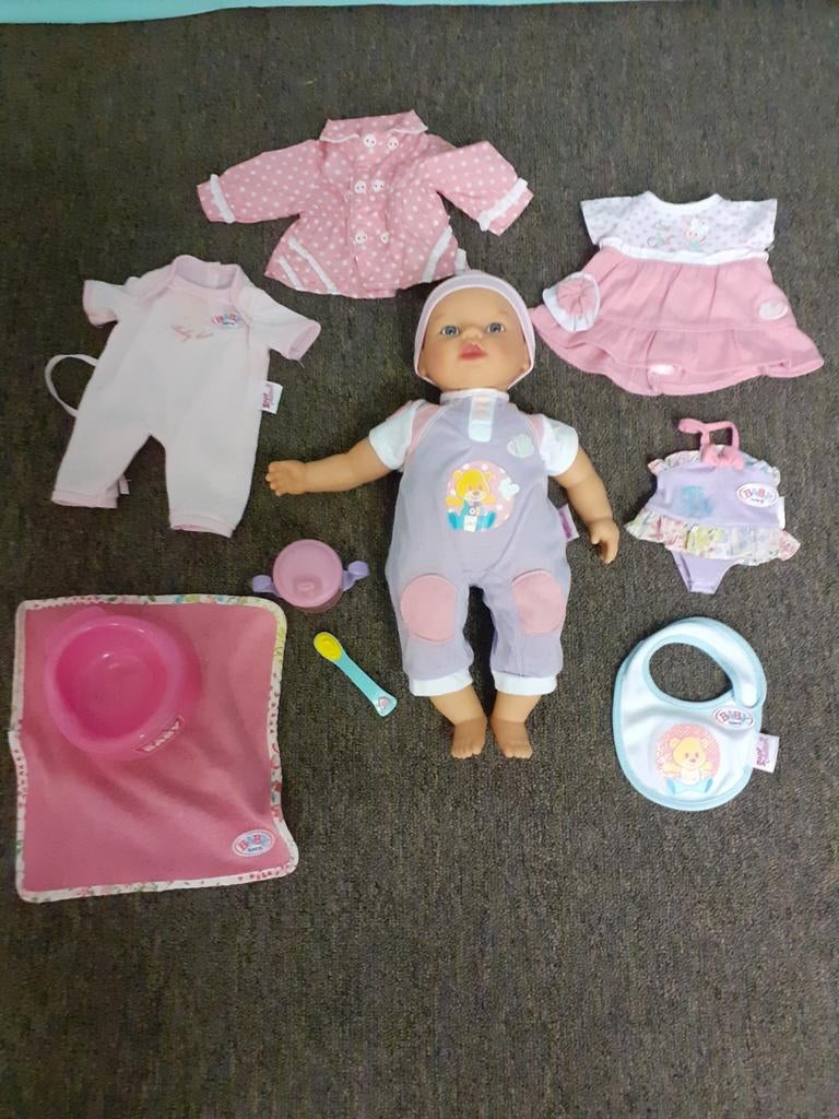 Kleine baby pop van zapf creation, Ophalen, Zo goed als nieuw, Babypop
