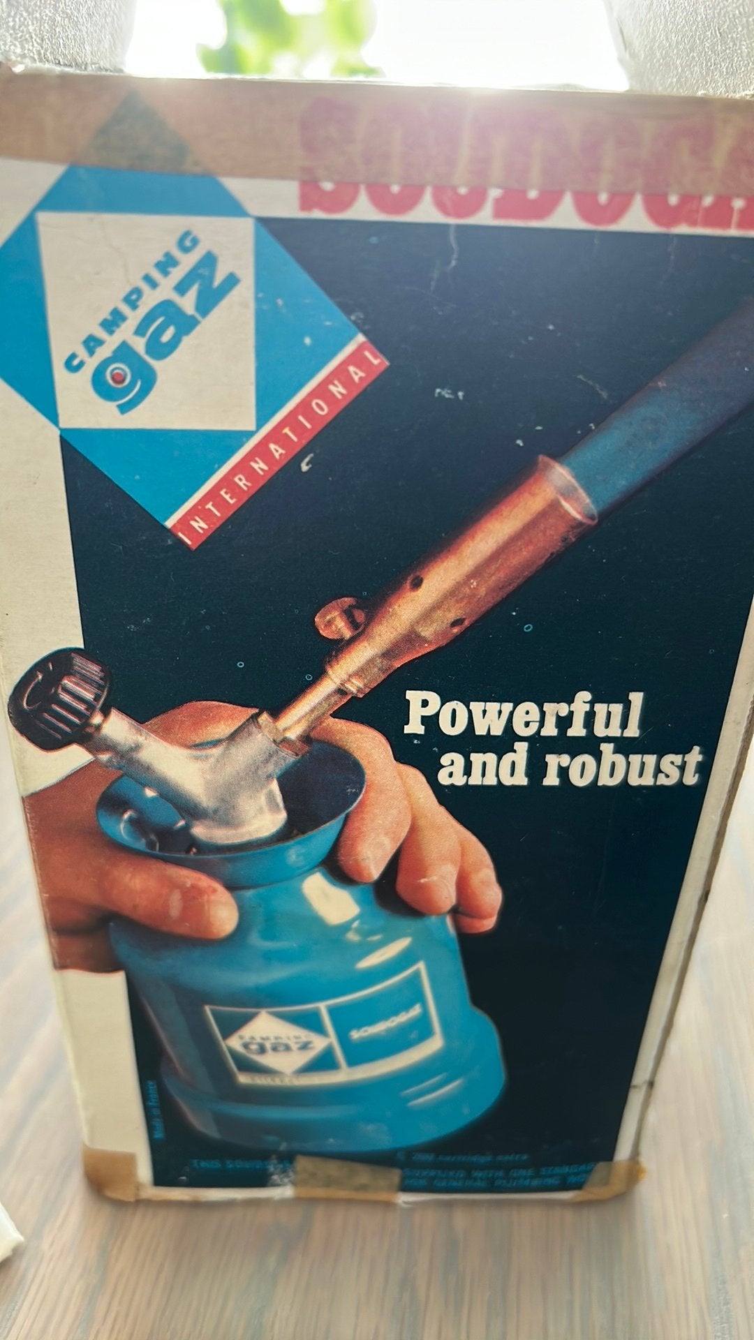 Gasbrander / soldeerbrander set (jaren 90) met opzetstukken, Ophalen, Gebruikt