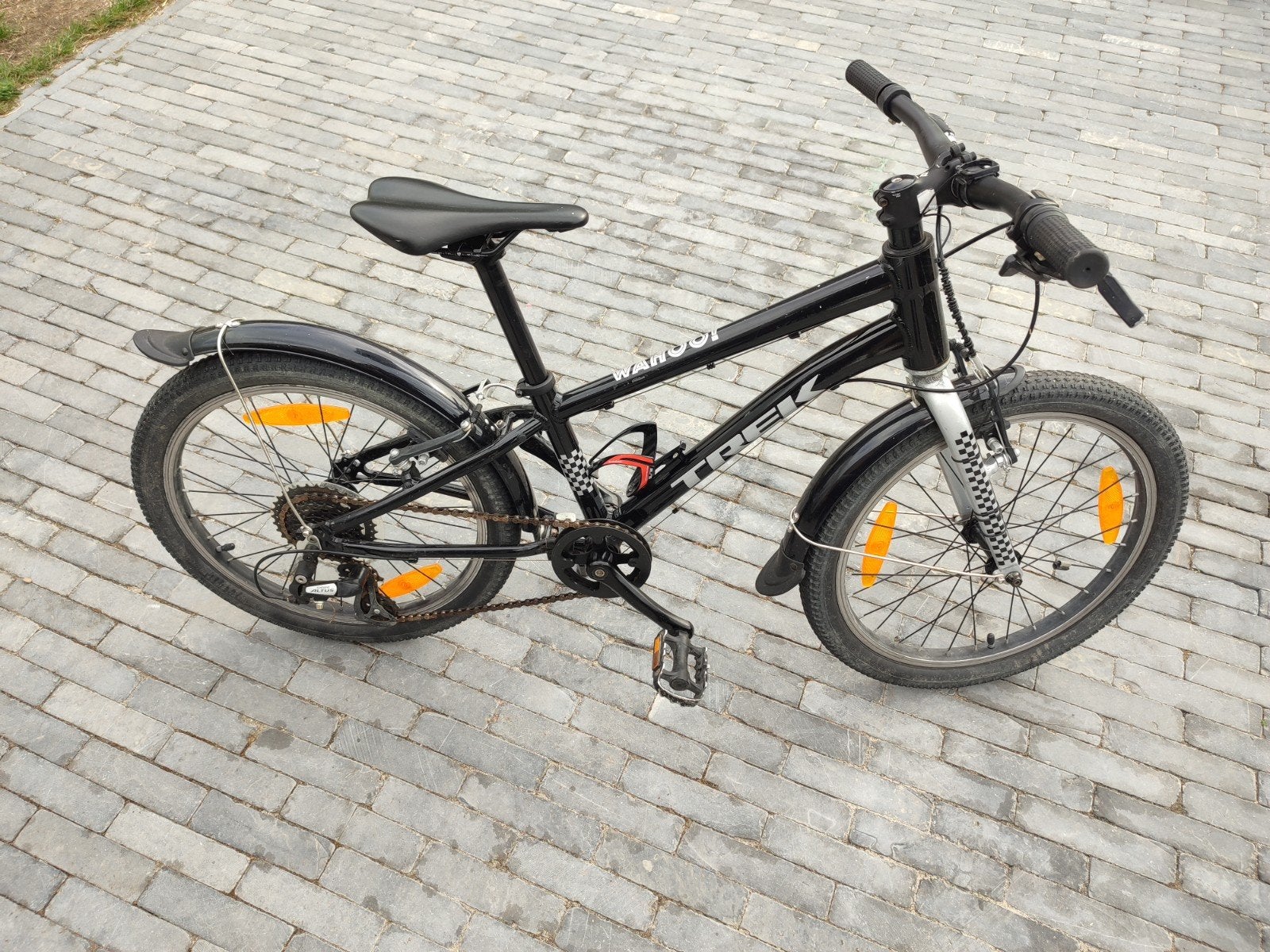 Jongens fiets merk Trek 20", Fietsen en Brommers, Ophalen, Gebruikt, Versnellingen, 18 tot 20 inch