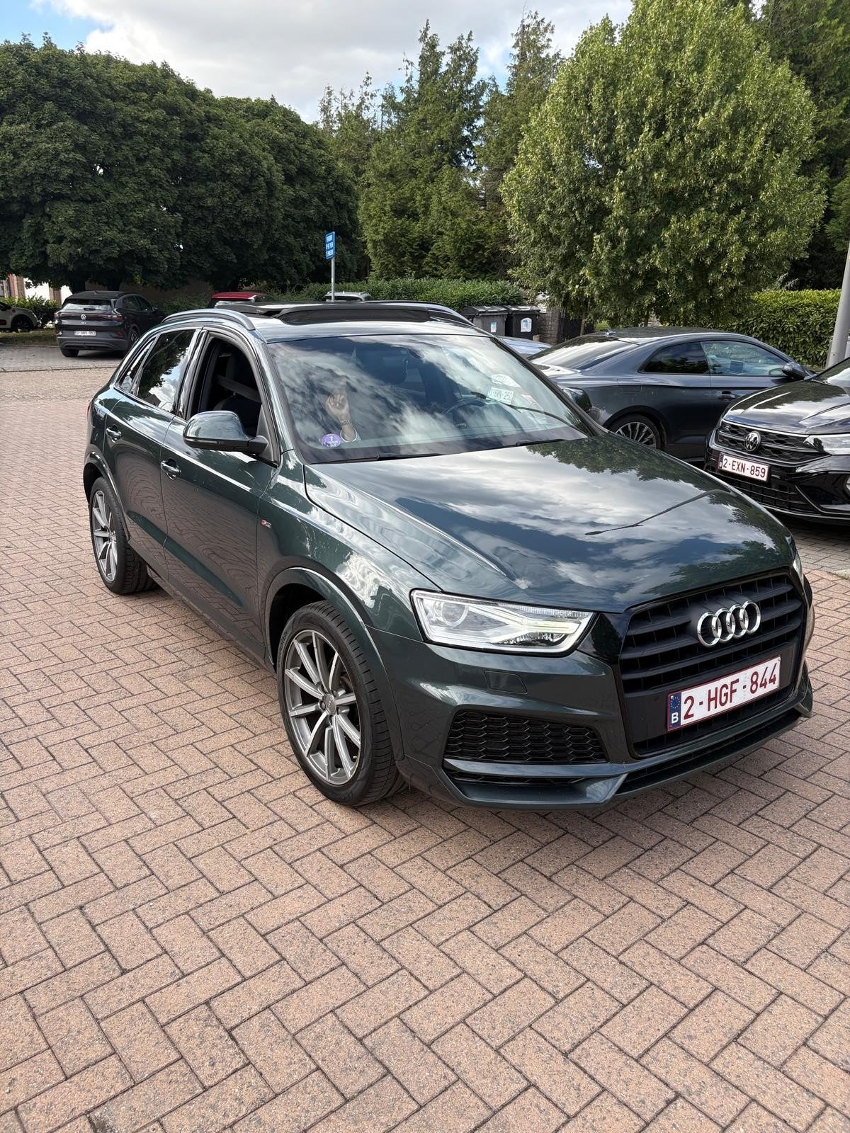 AUDI Q3 S LINE 1.4 TFSI 150 CH – AUTOMATIQUE – 2017, Autos, Achat, Carnet d'entretien, Autres couleurs, Noir