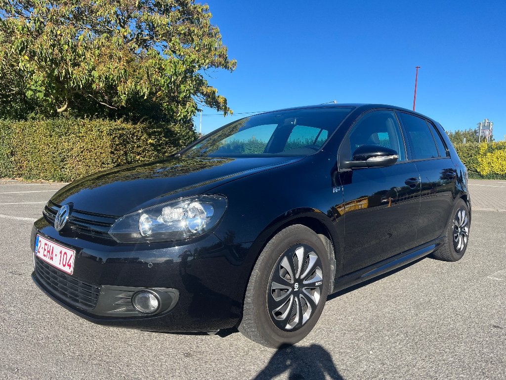 Golf 6 R-LINE 1.6 van 2012, Auto's, Voorwielaandrijving, Euro 5, Zwart, 4 cilinders