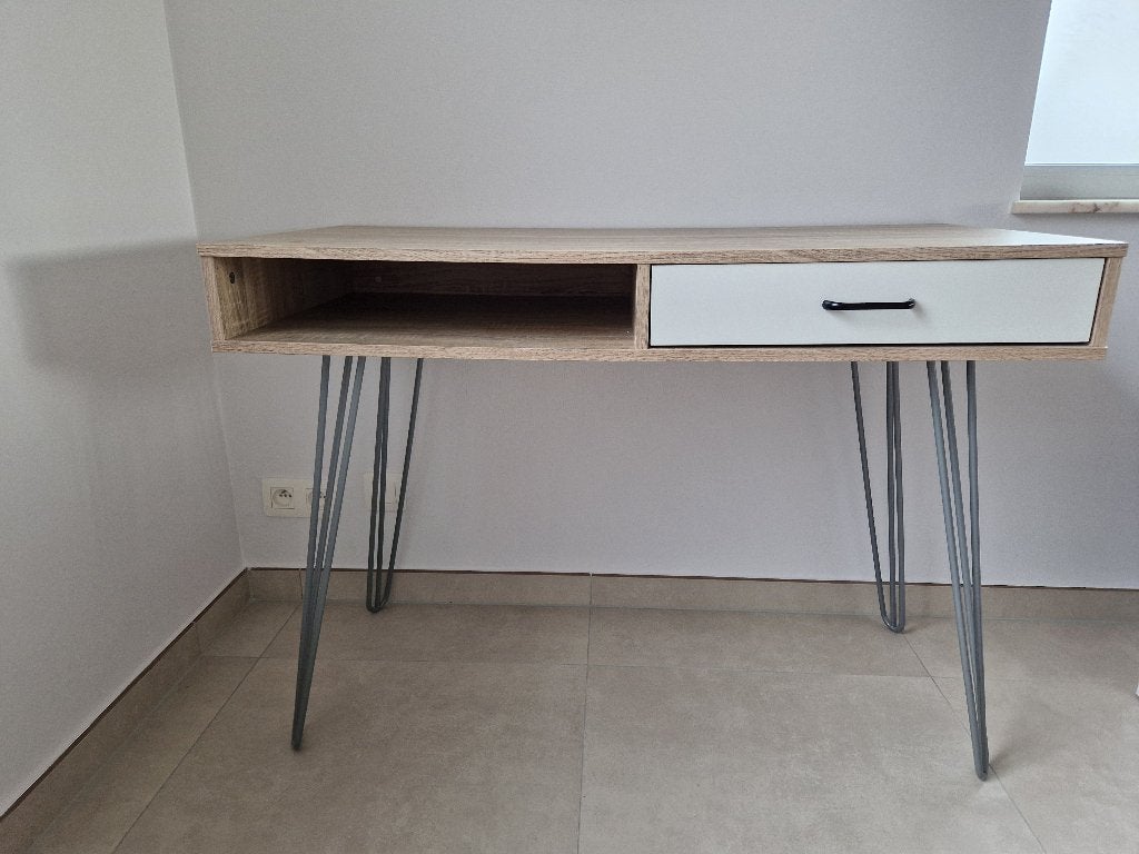 Muurtafel, Ophalen, 100 tot 150 cm, Zo goed als nieuw, Overige houtsoorten