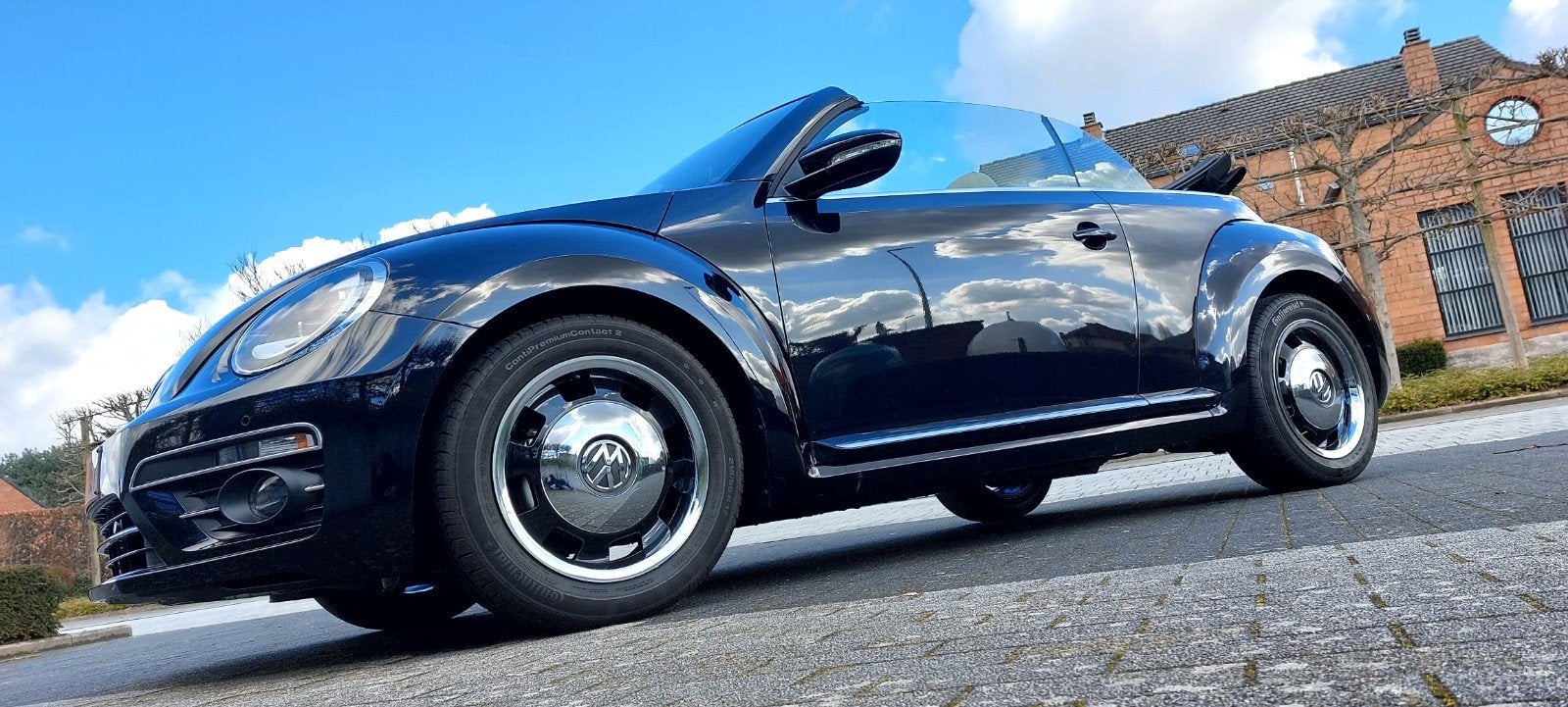 VW Beetle Cabrio Last Edition, Voorwielaandrijving, Cabriolet, Zwart, Leder