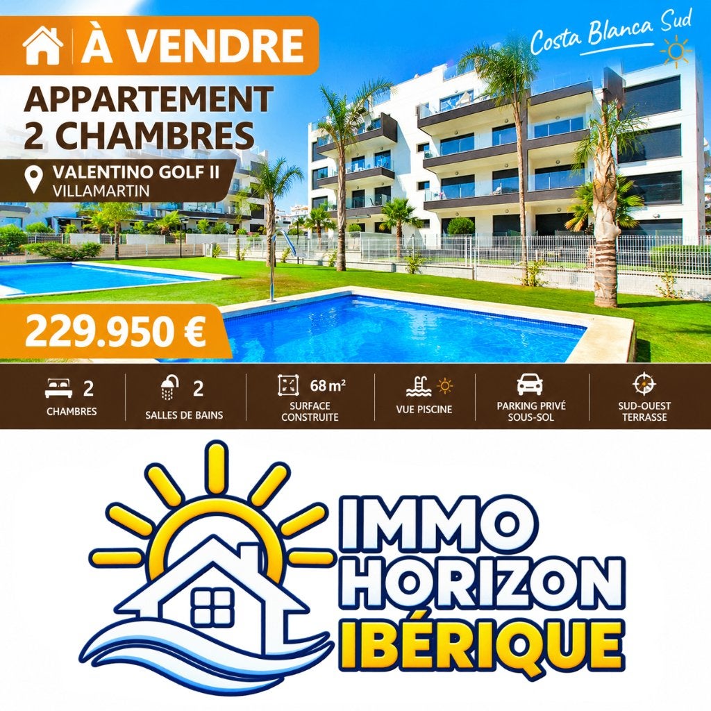 A vendre à Orihuela Costa appartement état neuf !, Orihuela Costa, 2 pièces, Appartement, Espagne