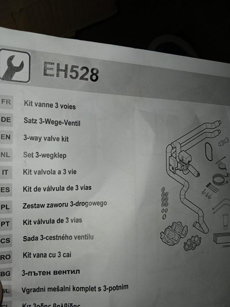 Kit vanne 3 voies Colis EH 528 / Réf 7619010, Bricolage & Construction, Sanitaire, Enlèvement