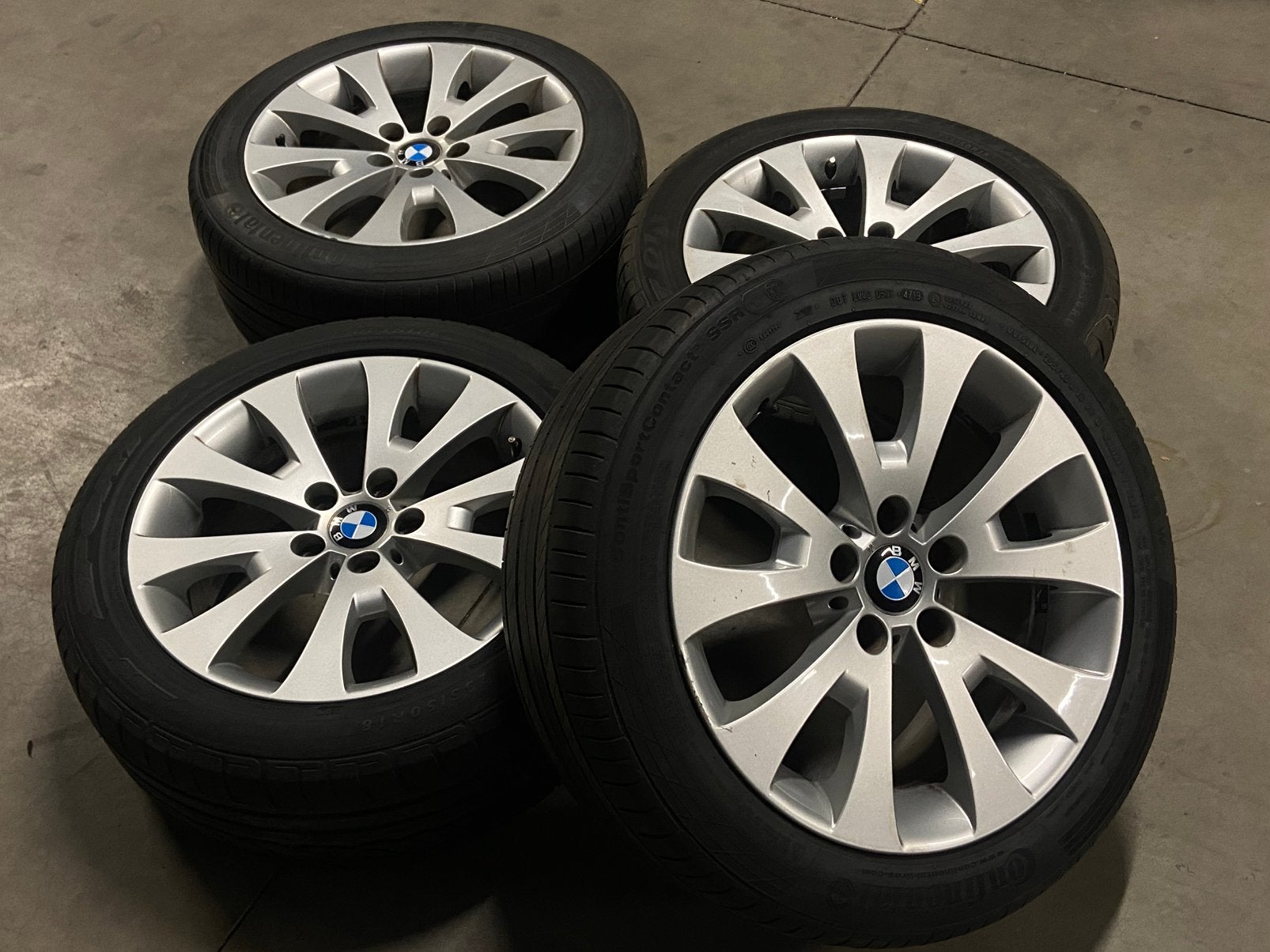 Ensemble de jantes BMW d'origine 18 pouces de large, Pneus et Jantes, 18 pouces, Enlèvement, Utilisé