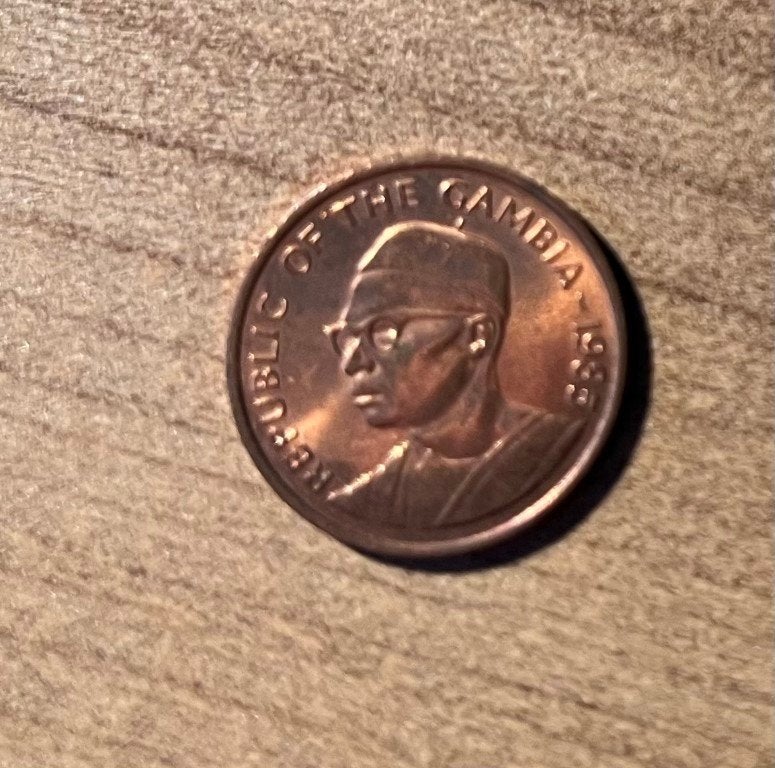 Pièce de 1 Butut Gambia 1985, Timbres & Monnaies, Monnaies | Afrique, Enlèvement ou Envoi