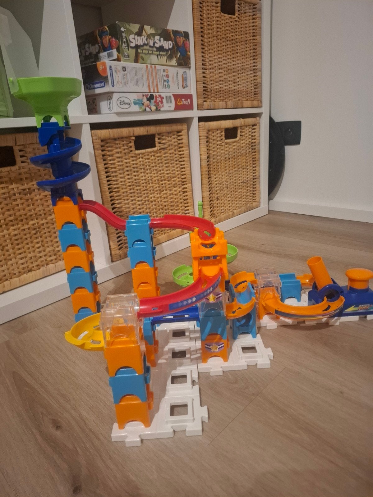 knikkerbaan marbel rush vtech, Ophalen