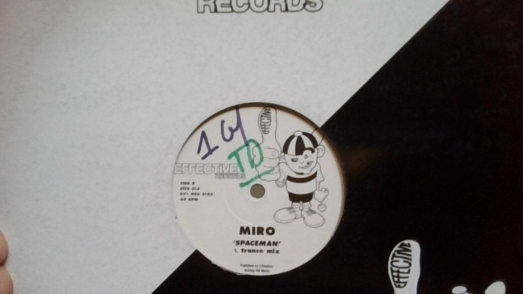 MIRO " SPACEMAN ", Gebruikt, Originele persing, Techno of Trance, Ophalen of Verzenden