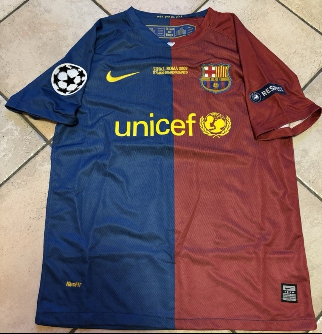 Barcelona Messi Voetbalshirt Champions League Finale 2009, Ophalen of Verzenden