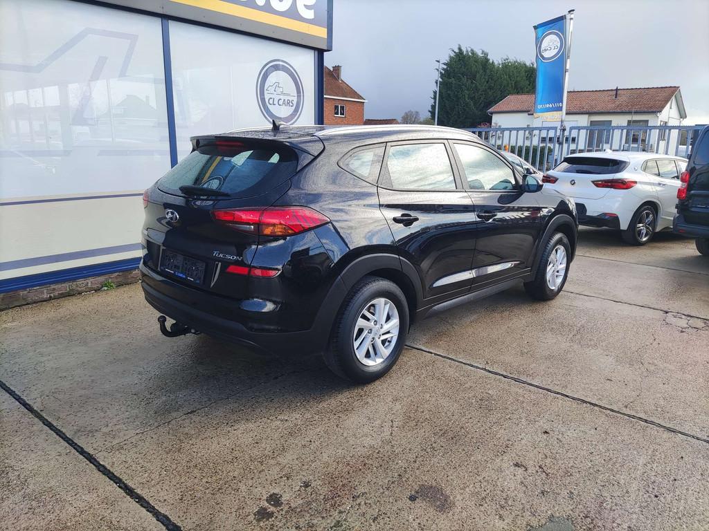 Hyundai Tucson 1.6GDi/Navi/Camera/Cruise/Bluetooth/Trekhaak, Auto's, Hyundai, Stof, Gebruikt, USB, Zwart