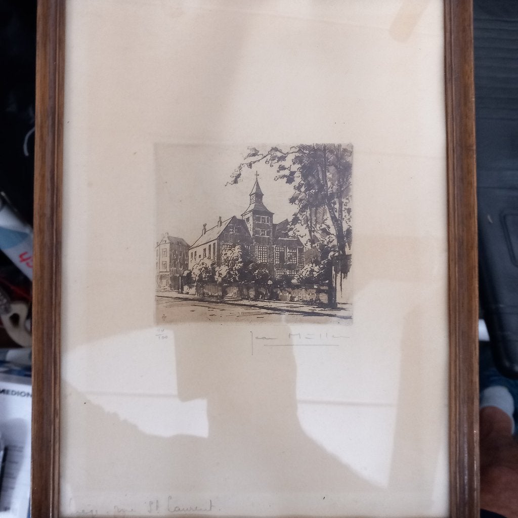 MULLER Jean - Liège, Antiquités & Art, Art | Eaux-fortes & Gravures, Enlèvement