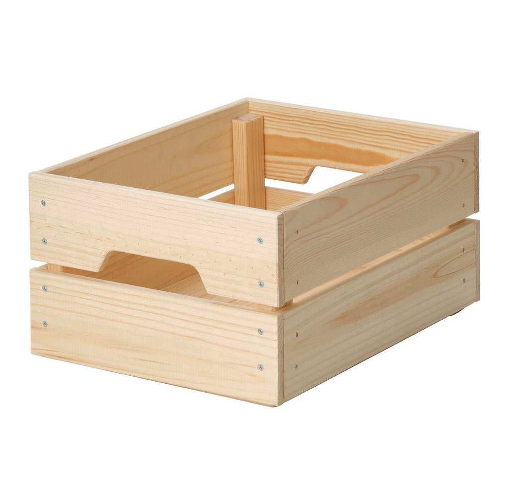 2x Houten bakje Knagglig IKEA, Doe-het-zelf en Bouw, Ophalen of Verzenden, Zo goed als nieuw