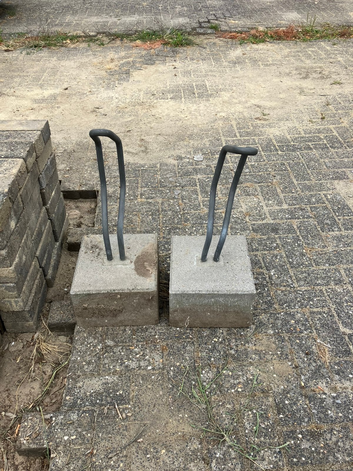 Parkeerplaats voor 2 fietsen, Fietsen en Brommers, Ophalen, Gebruikt