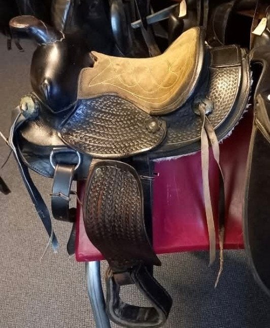 kinder western zadel shet/ pony, Étrier de sécurité, Poney, Utilisé, Autres types