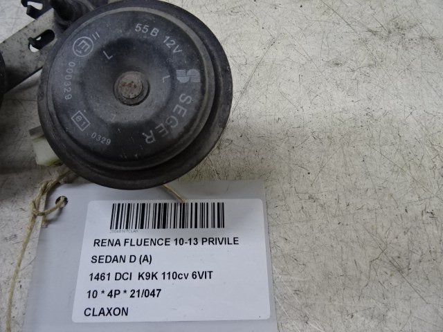 CLAXON Renault Fluence (LZ) (01-2009/01-2014), Gebruikt, Renault