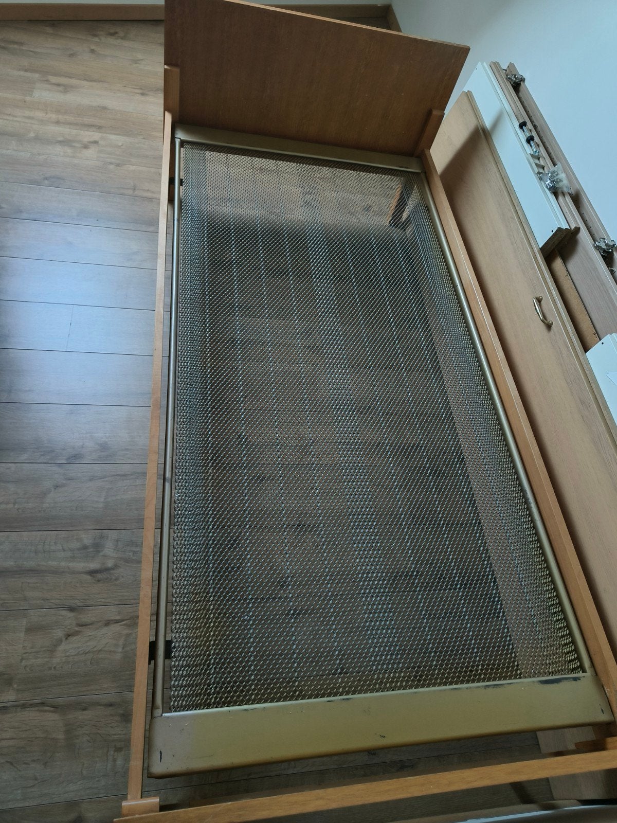 Eenpersoonsbed 90cm x 200cm, Ophalen, Hout, 200 cm, 90 cm