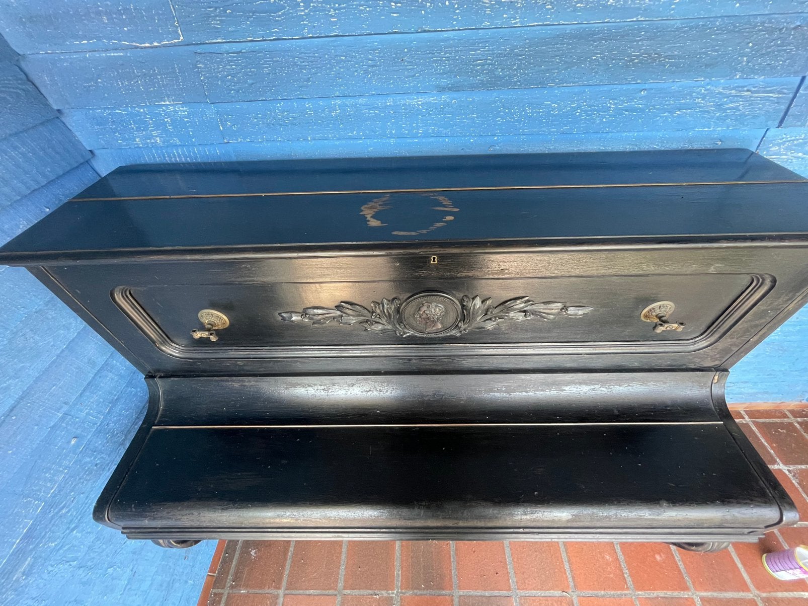 Retro piano, Ophalen, Zo goed als nieuw