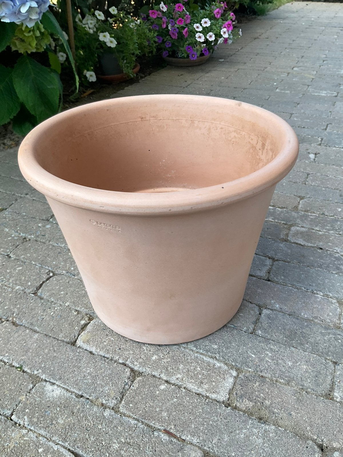 Mooie bloempot voor terras, Tuin en Terras, Ophalen, Zo goed als nieuw