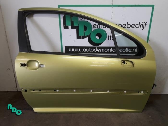 Portier 2Deurs rechts van een Peugeot 207 (207 06-) (KARC), Gebruikt, -, Deur, -