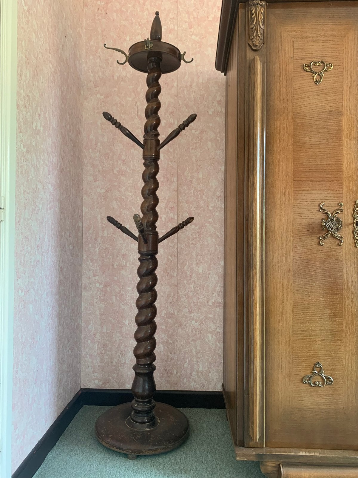 Vintage kapstok, Enlèvement, Utilisé, Portemanteau sur pied