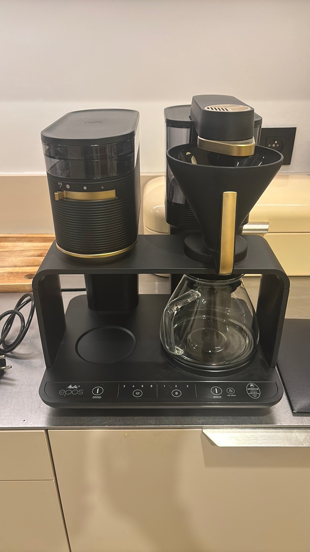 Gloednieuwe melita Epos, Electroménager, Cafetières, Enlèvement, Comme neuf