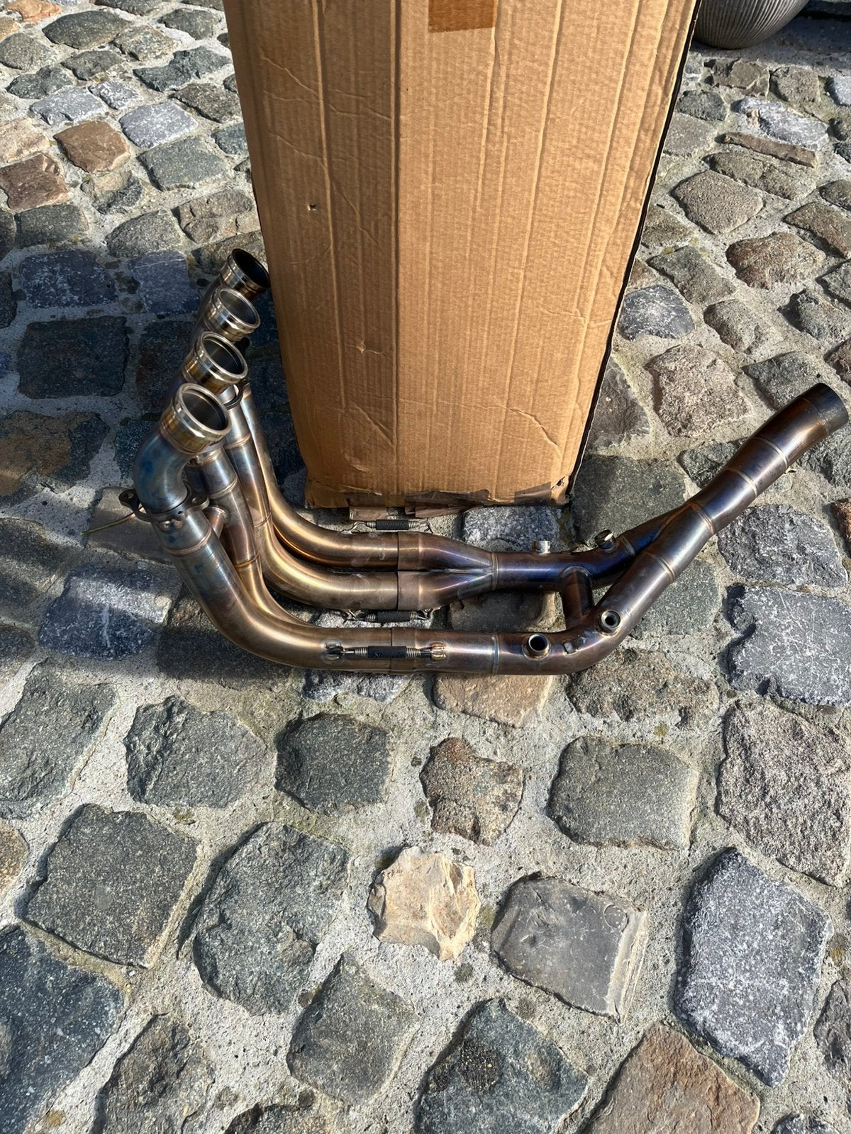 Bmw s1000r akrapovic voorbochten titanium, Motos, Enlèvement