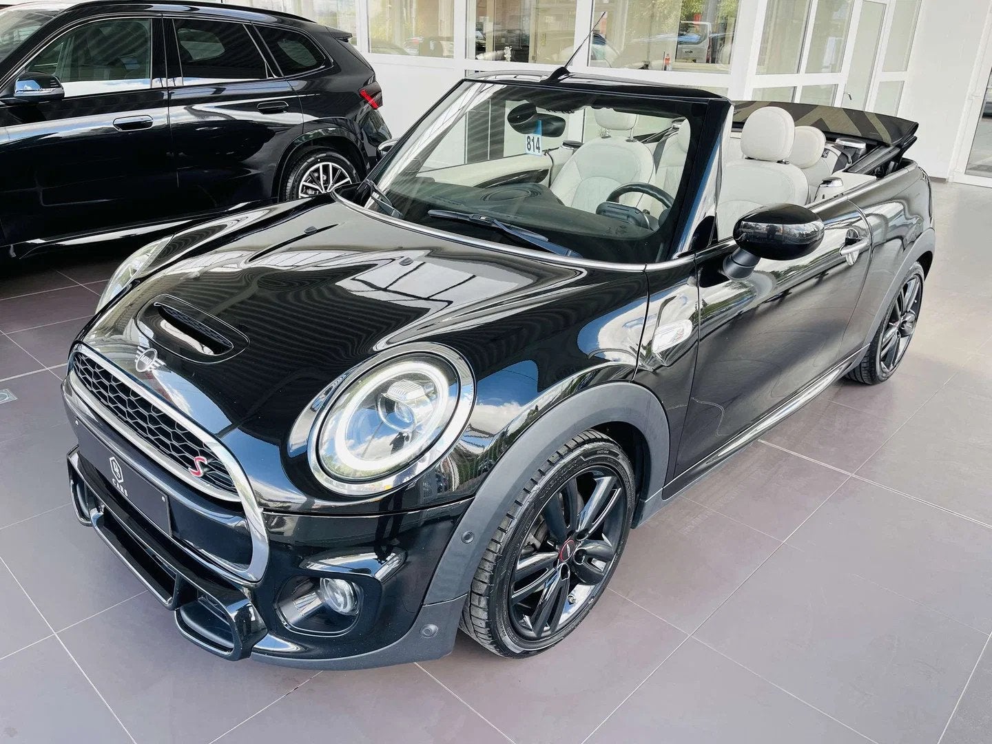 MINI Cabrio Cooper S 2.0iA * GARANTIE + PACK JCW + LED + GPS, Autos, Cuir, Achat, Euro 6, Entreprise