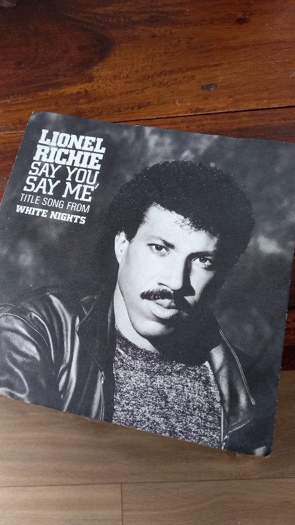 Vinyl (45t) Lionel richie "say you say me", Ophalen, Zo goed als nieuw, Pop