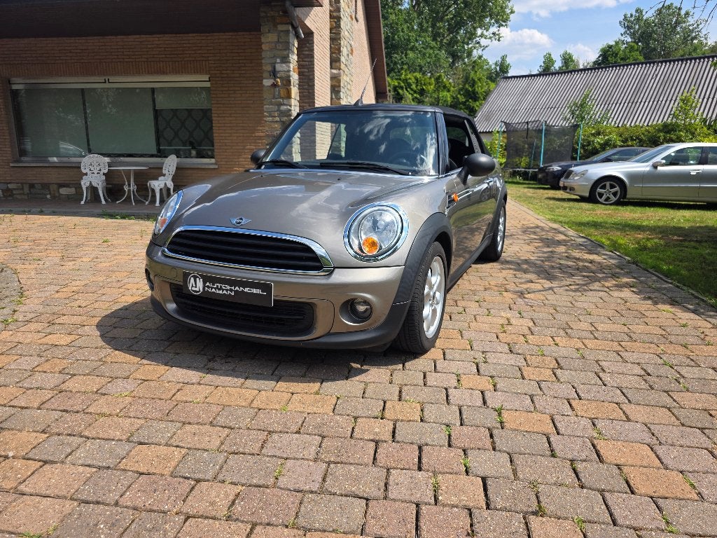 MINI One Cabrio 1.6 Automaat 1e Eigenaar Volledige Historiek, Auto's, Stof, 4 cilinders, Beige, 2 deurs
