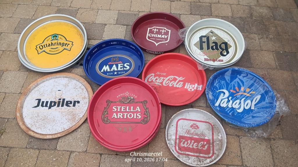 Bier plateaus, Verzamelen, Ophalen