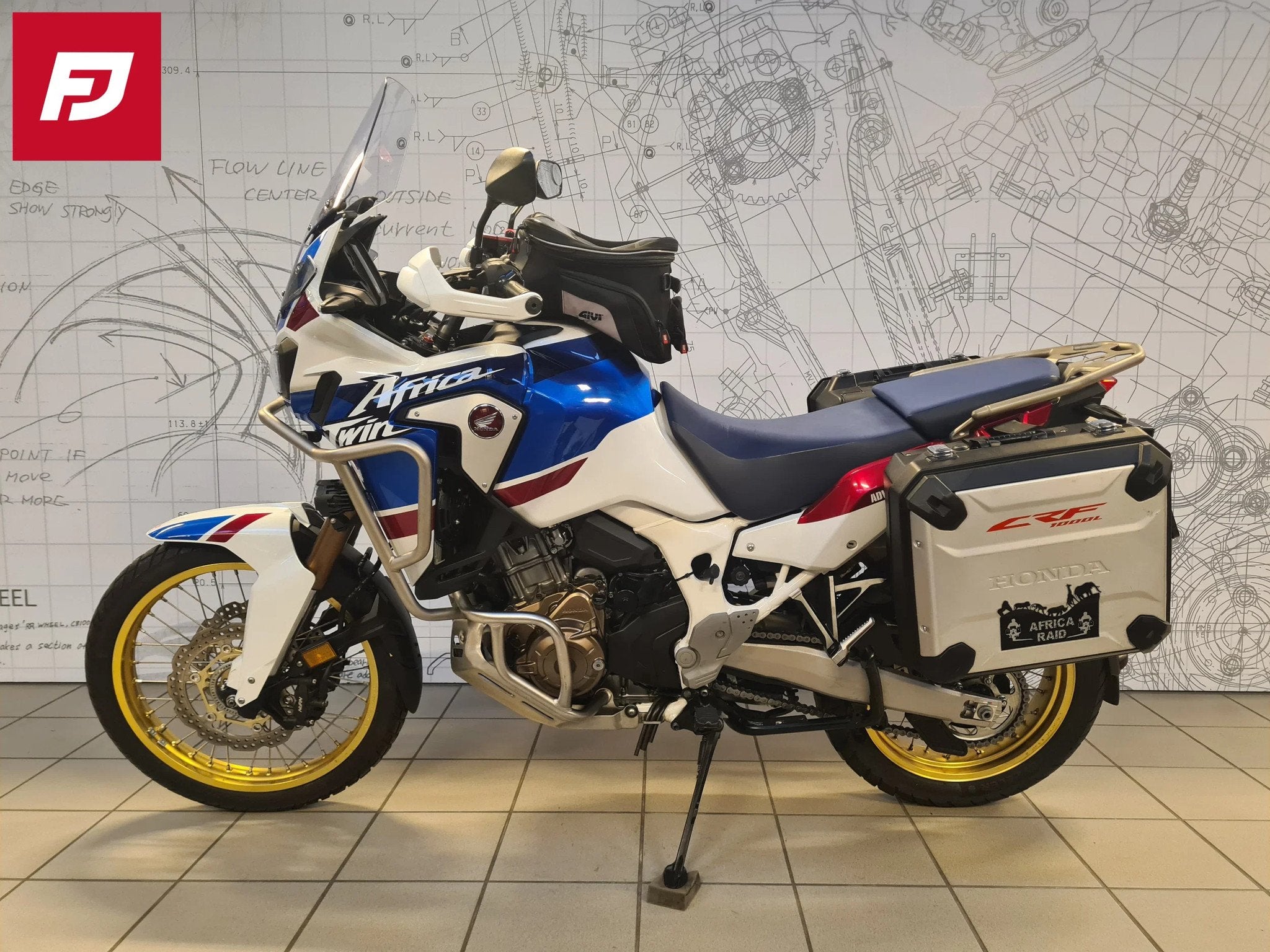 Honda CRF 1000 Africa Twin Adventure Sport Dct (bj 2019), Motoren, Overig, Automaat, Gebruikt, Bedrijf