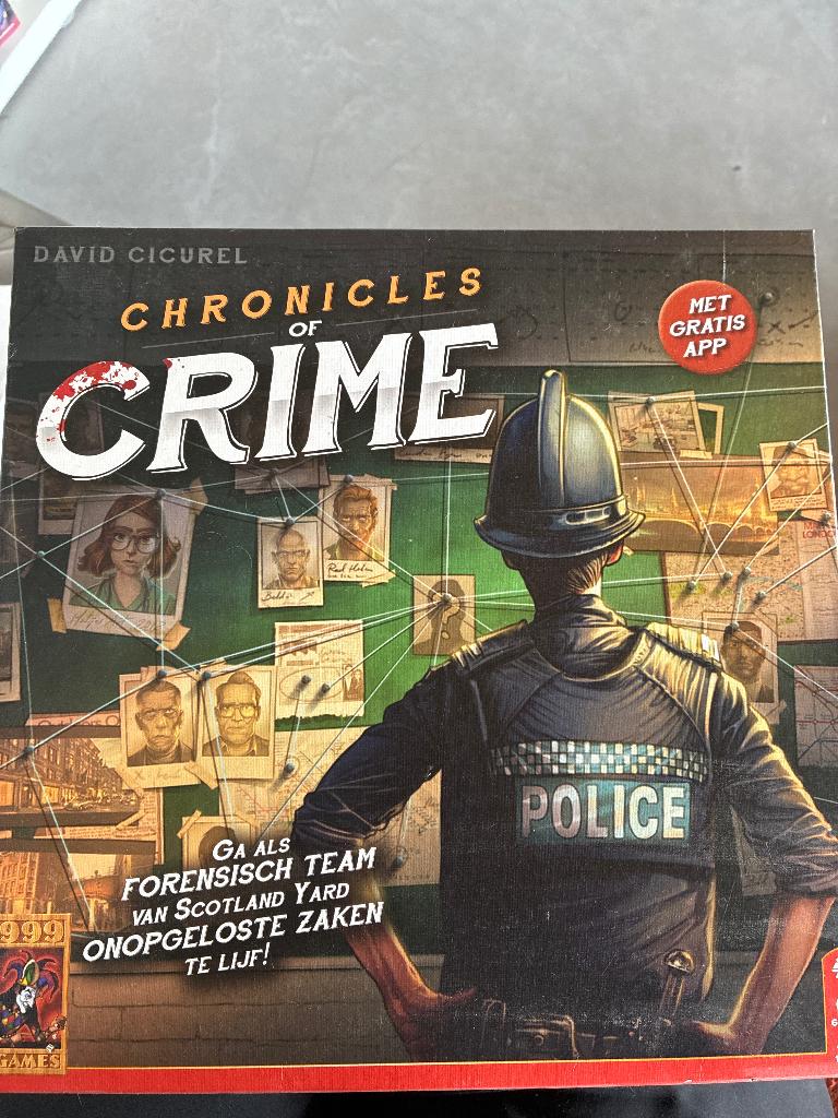 Chronicles of crime, Hobby en Vrije tijd, Gezelschapsspellen | Bordspellen, Een of twee spelers, Ophalen, Zo goed als nieuw, 999 games