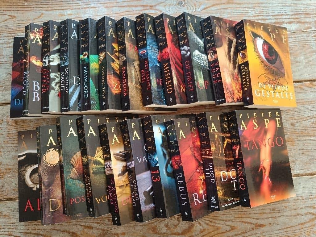 22 spannende boeken Van In, Pieter Aspe, Ophalen, Gelezen
