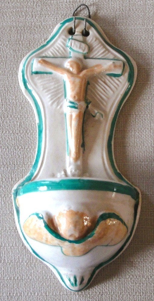BENITIER FAIENCE FINE, Enlèvement