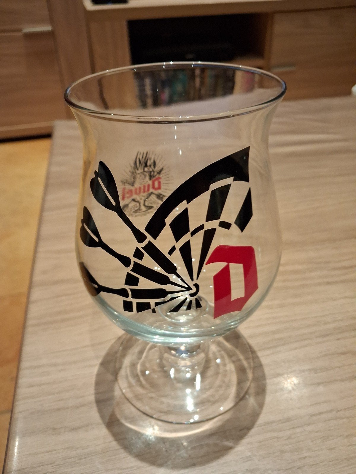 Duvel glas  Darts, Verzamelen, Ophalen of Verzenden, Nieuw, Glas of Glazen, Duvel