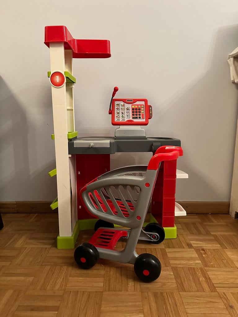 Smoby supermarkt  city shop, Enlèvement ou Envoi, Utilisé