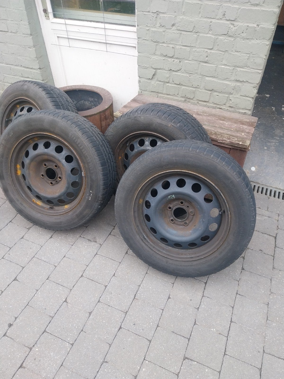 stalen velgen 16 inch, Auto-onderdelen, Banden en Velgen, Ophalen, Velg(en), 16 inch, Winterbanden