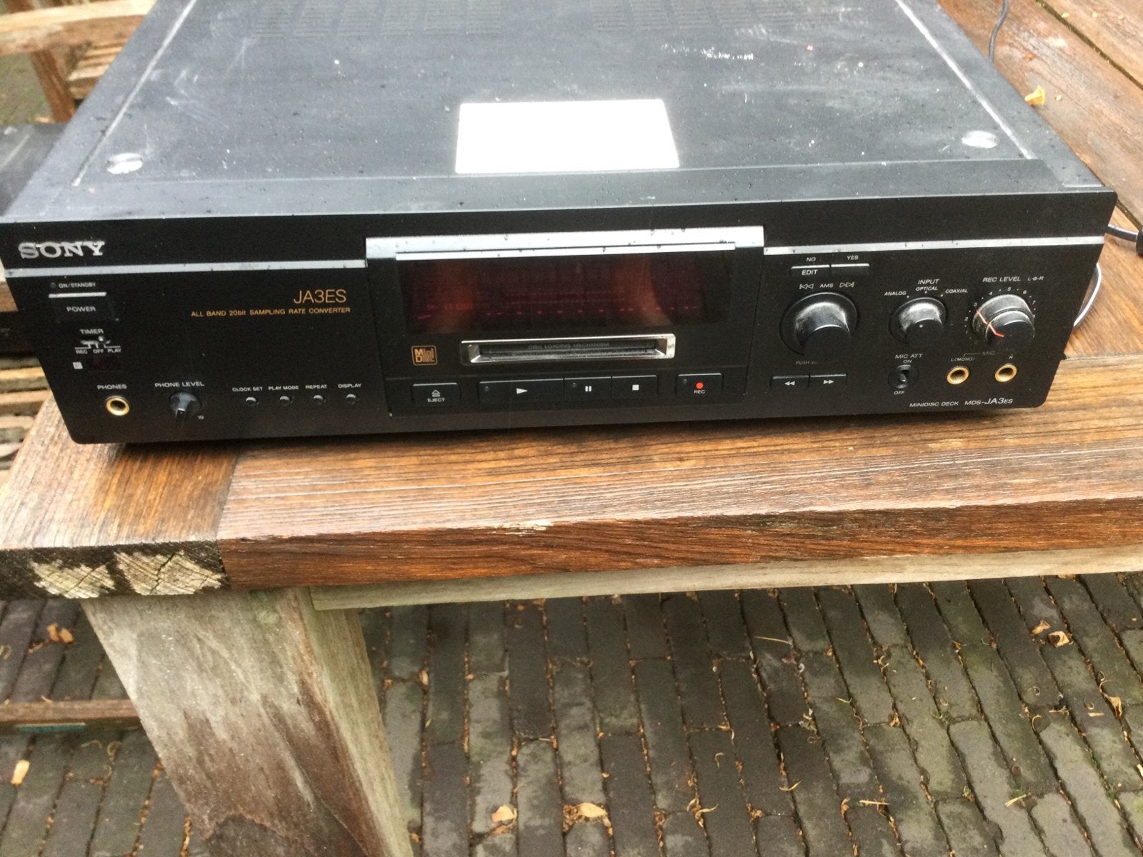Mini-disque Sony MDS JA3 ES 2 pièces, TV, Hi-fi & Vidéo, Walkman, Discman & Lecteurs de MiniDisc, Enlèvement ou Envoi