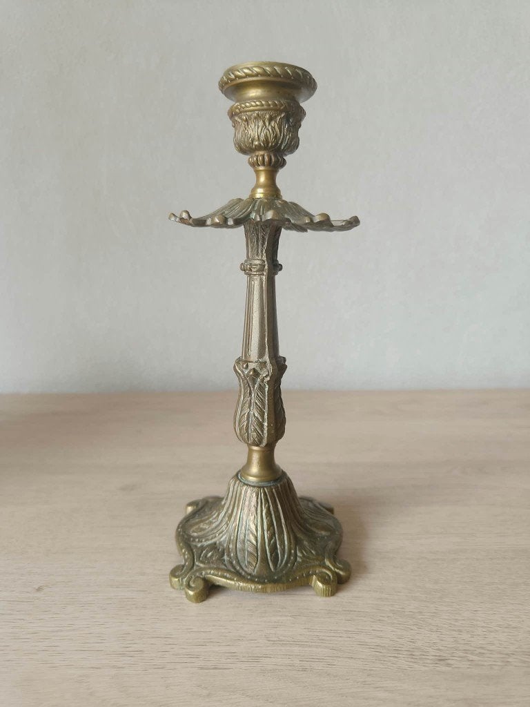 Koperen kandelaars, Antiek en Kunst, Ophalen of Verzenden