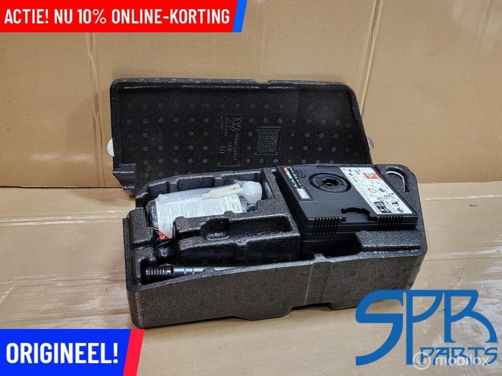 BANDENREPERATIE PECHSET BANDENPOMP GOLF 8 12V COMPRESSOR NEW, VOLKSWAGEN, Volkswagen, Nieuw, Ophalen of Verzenden