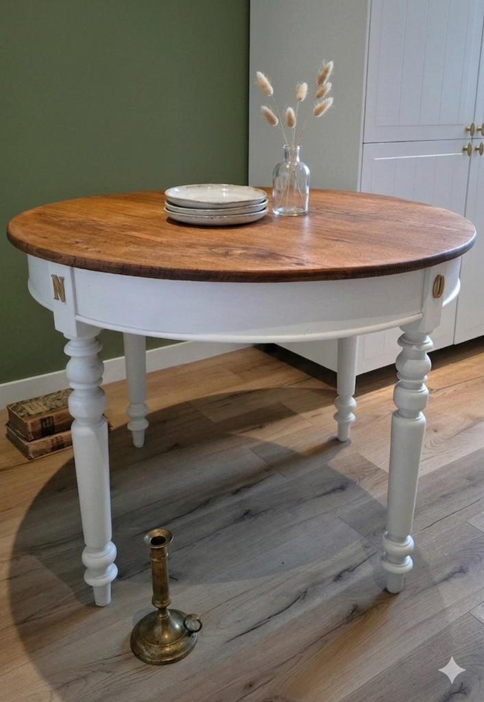 Superbe Table - CHÊNE MASSIF - Campagne chic, Enlèvement