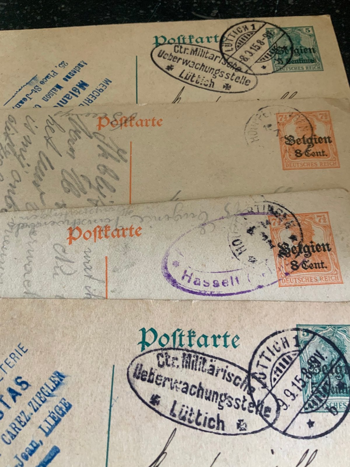 CARTES POSTALES DE LA 1ÈRE GUERRE MONDIALE, Timbres & Monnaies, Lettres & Enveloppes | Étranger, Enlèvement ou Envoi, Carte postale